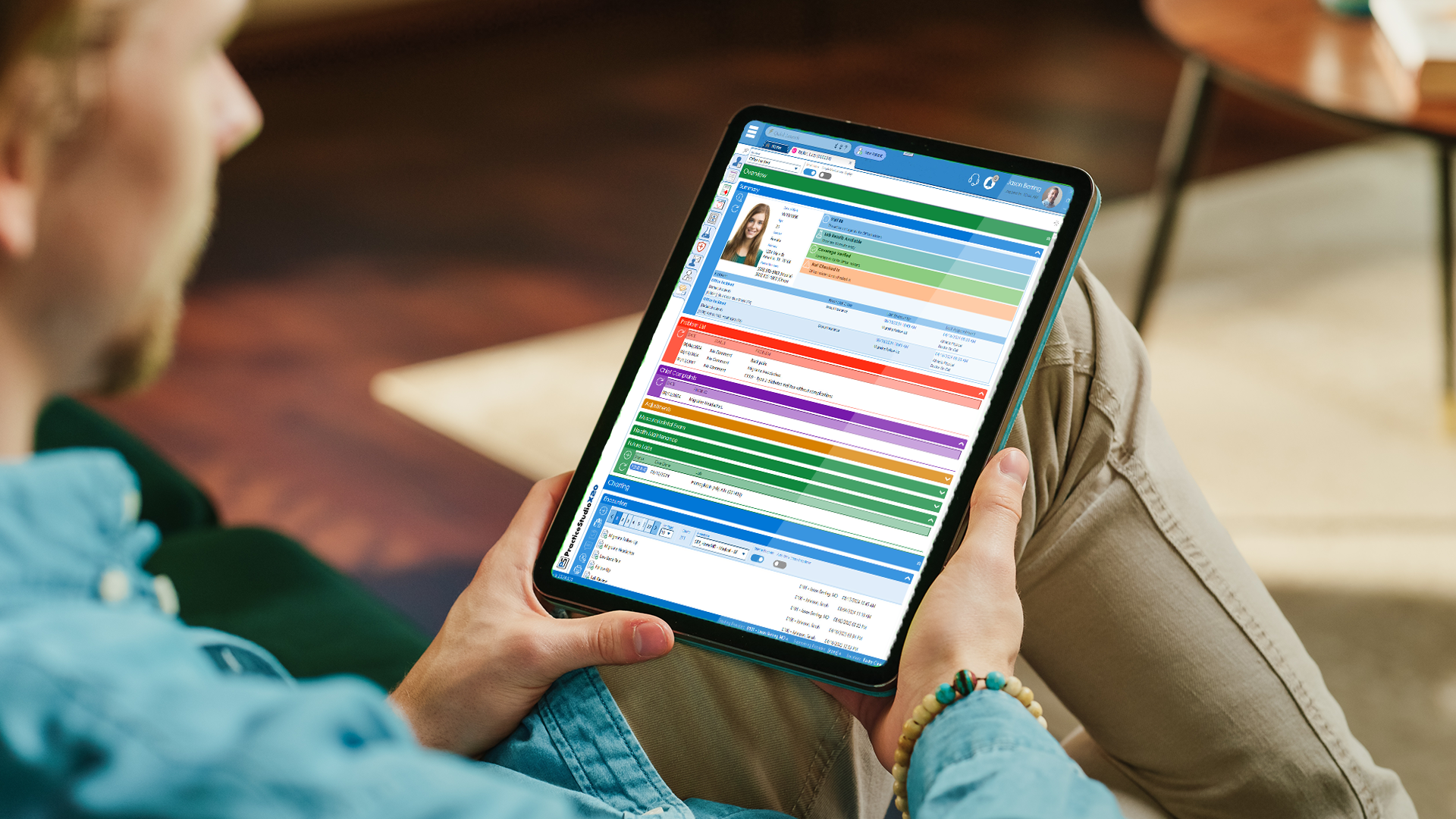 Tablet_Man_PatientMedicalRecordPage